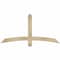 Ekena Millwork Bellingham Rough Sawn Timber Gable Bracket, Douglas Fir, 60"W x 30"H x 2"D x 4"F, 12/12 Pitch GBW060X30X0204BEL00RDF - alternate 1
